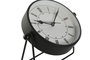 DKD Home Decor Reloj de Sobremesa de Aluminio Silencioso