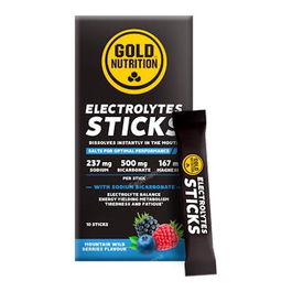 GOLD NUTRITION Electrolitos Wild Berries 10 Sticks