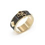 Guess JUMR03232JWYGBK62 Anillo para Hombre Negro