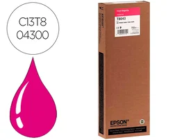 Epson Cartucho de Tinta UltraChrome HDX/HD Magenta Vivo 700ml T804300