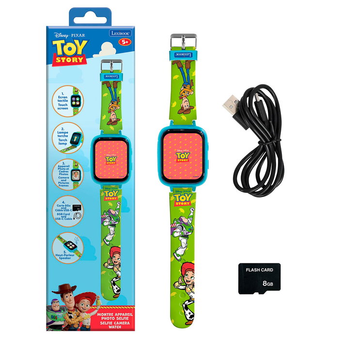 Lexibook Reloj con Cámara Toy Story Pantalla Táctil Infantil, Cámara 720p, MP3, Dictáfono, Podómetro Lexibook Reloj con Cámara Toy Story Pantalla Táctil Infantil, Cámara 720p, MP3, Dictáfono, Podómetro