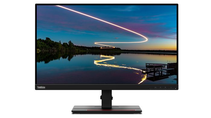 Lenovo T24 m-20 Monitor ThinkVision 23.8" 1920x1080 IPS USB-C Ethernet 60Hz Ergonómico NearEdgeless Eyesafe para Oficina