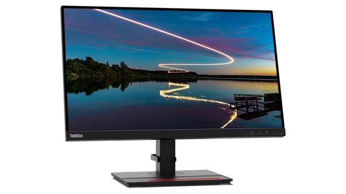 Lenovo T24 m-20 Monitor ThinkVision 23.8" 1920x1080 IPS USB-C Ethernet 60Hz Ergonómico NearEdgeless Eyesafe para Oficina