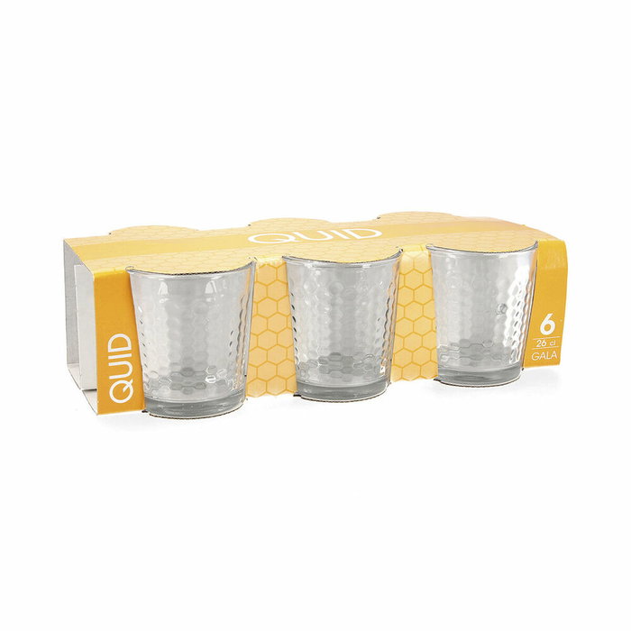 Quid Set de 6 Vasos Bajos GALA de Vidrio 26 cl Quid Set de 6 Vasos Bajos GALA de Vidrio 26 cl