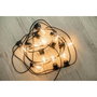 New Garden Guirnalda Allegra 8m con 10 Bombillas LED E27 Negra
