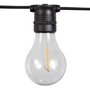 New Garden Guirnalda Allegra 8m con 10 Bombillas LED E27 Negra