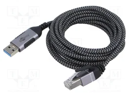 GOOBAY Cable Slim USB 3.1 a RJ45 USB C de 10m