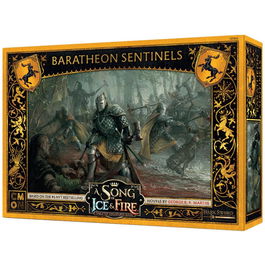Asmodee Juego de Mesa Canción de Hielo y Fuego: Centinelas Baratheon Expansión Juego de Miniaturas en Español