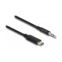 DeLOCK Cable de audio estéreo USB Type-C a jack de 3,5 mm 1 m negro