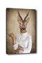 Wallity Lienzo Decorativo 74 50 x 70 cm 100% Lienzo para Decoración de Interiores