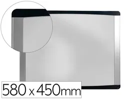 Bi-office Pizarra Blanca Magnética Inka Acero Lacado Marco Aluminio 580x450 mm