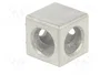FATH Conector de montaje hexagonal de aluminio para perfiles