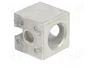 FATH Conector de montaje hexagonal de aluminio para perfiles