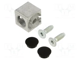 FATH Conector de montaje hexagonal de aluminio para perfiles