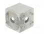 FATH Conector de montaje hexagonal de aluminio para perfiles