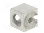 FATH Conector de montaje hexagonal de aluminio para perfiles