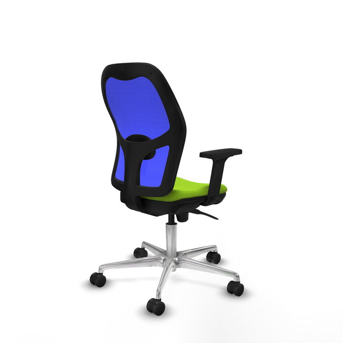 PIQUERAS Y CRESPO Silla de oficina Jorquera con mecanismo Sincro, pistacho y azul PIQUERAS Y CRESPO Silla de oficina Jorquera con mecanismo Sincro, pistacho y azul