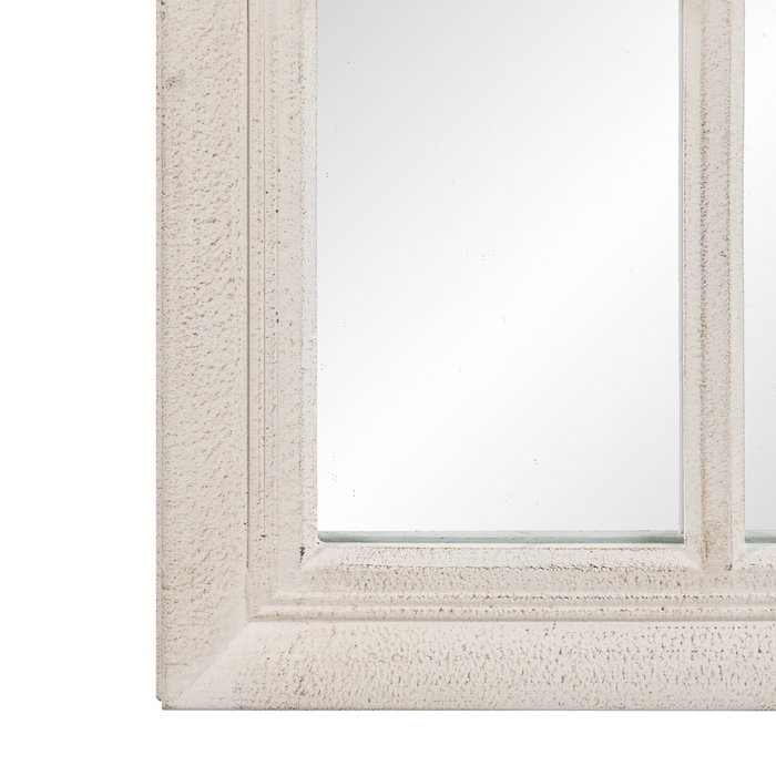 Espejo Ventana Blanco Envejecido 80 X 3,50 X 140 cm