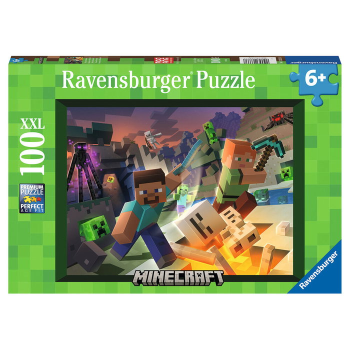Ravensburger Puzzle XXL Minecraft 100 piezas