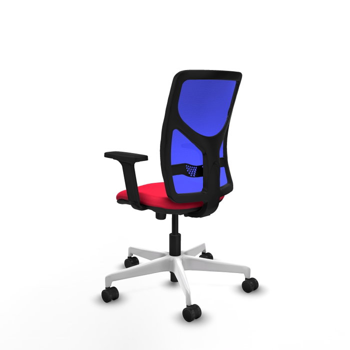 PIQUERAS Y CRESPO Silla de oficina Motilla con mecanismo Sincro, Rojo y Azul PIQUERAS Y CRESPO Silla de oficina Motilla con mecanismo Sincro, Rojo y Azul