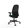 PIQUERAS Y CRESPO Silla de oficina Cilanco Verde botella y Negro