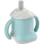 Beaba Evoluclip - Taza de Aprendizaje 3 en 1 Airy, Botella de Agua y Vaso, Color Verde