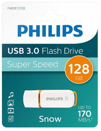 PHILIPS Pendrive USB 3.0 128GB Snow, Almacenamiento Portátil