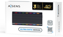 Aisens Caja Externa M.2 RGB Gaming ASM2-RGB012B SATA/NVMe USB 3.2 Gen 2, Negra