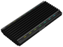 Aisens Caja Externa M.2 RGB Gaming ASM2-RGB012B SATA/NVMe USB 3.2 Gen 2, Negra