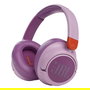 JBL Harman Auriculares JR 460 NC Over-Ear Noise-Cancelling Inalámbrico para Niños Rosa