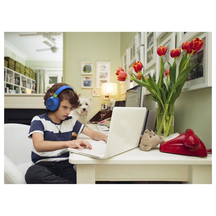 JBL Harman Auriculares JR 460 NC Over-Ear Noise-Cancelling Inalámbrico para Niños Rosa