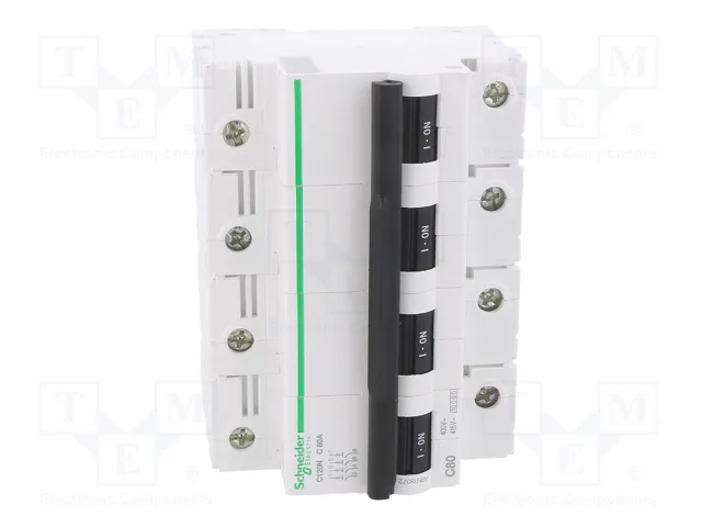 SCHNEIDER ELECTRIC Interruptor magnetotérmico ACTI9 C120N 4 polos 80A 10kA