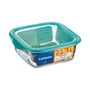Recipiente Cuadrado Vidrio con Tapa Keep'N Lagon Luminarc 10x5,4x5,8 cm - 38 cL