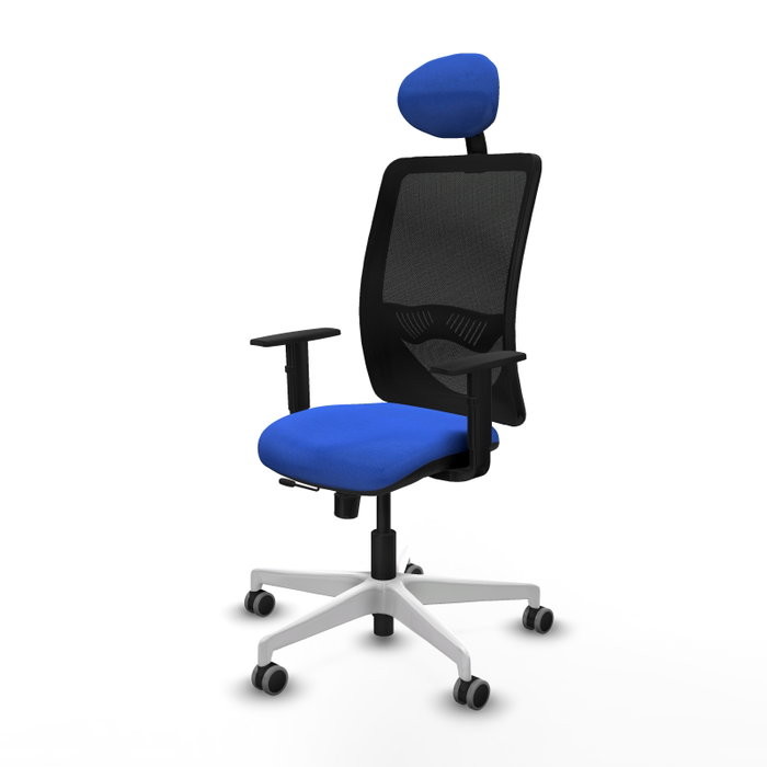 PIQUERAS Y CRESPO Silla de oficina Zulema Azul con Mecanismo Sincro/Traslack PIQUERAS Y CRESPO Silla de oficina Zulema Azul con Mecanismo Sincro/Traslack