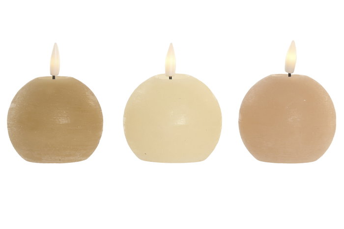 DKD Home Decor Vela Led Basicos Verde Beige 7 x 9 x 7 cm (6 Unidades) DKD Home Decor Vela Led Basicos Verde Beige 7 x 9 x 7 cm (6 Unidades)