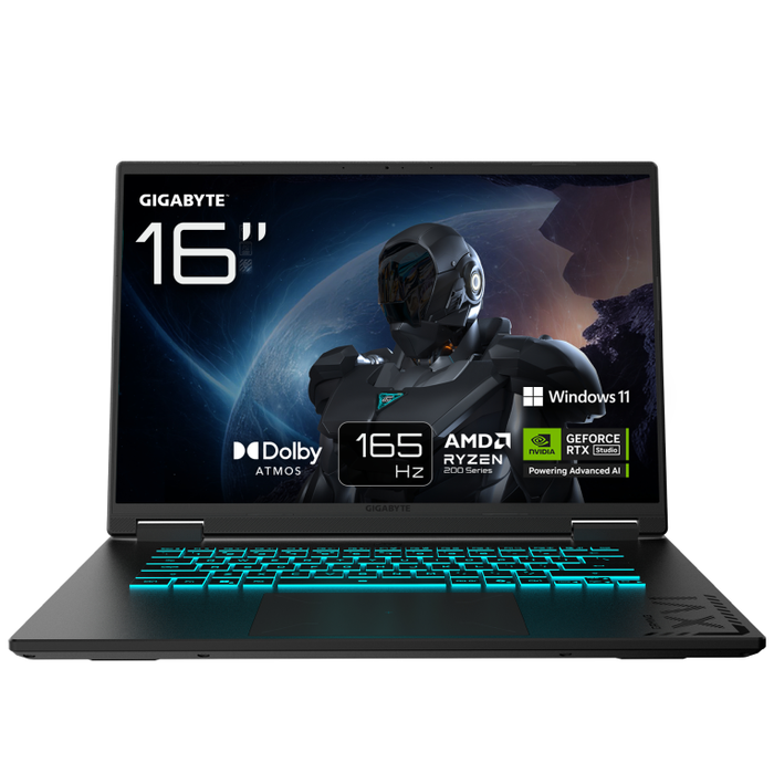 GIGABYTE 3VHK3PT864SD Portátil AMD Ryzen 7 260, 32 GB DDR5, 1 TB SSD, NVIDIA GeForce RTX 5060, 16" WUXGA, FreeDOS Negro GIGABYTE 3VHK3PT864SD Portátil AMD Ryzen 7 260, 32 GB DDR5, 1 TB SSD, NVIDIA GeForce RTX 5060, 16" WUXGA, FreeDOS Negro