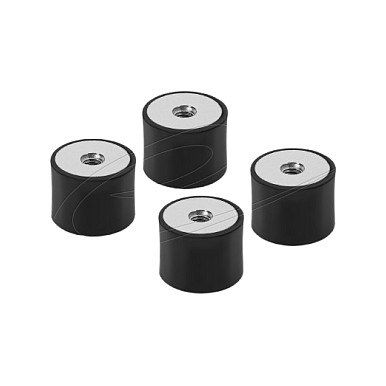 DeLOCK Amortiguador de vibraciones 60827 M8 x 1,25 mm D 30 x H 20 mm (4 unidades) DeLOCK Amortiguador de vibraciones 60827 M8 x 1,25 mm D 30 x H 20 mm (4 unidades)