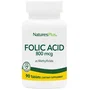 NATURES PLUS Ácido Fólico 90 Comp. Vitamina B9 para Embarazo y Protección del Bebé