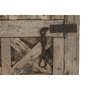 DKD Home Decor Decoración de Pared Teca Ventana Antigua 74x3x122 cm