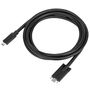 Targus Cable USB-C a USB-C 10 Gbps 1.8 m Negro para Conexión de Datos y Carga