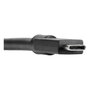 Targus Cable USB-C a USB-C de 1,8 m con montaje de tornillo, Negro