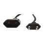 LogiLink Cable de alimentación CEE 7/16 a CEE 7/16, 1 m, Negro