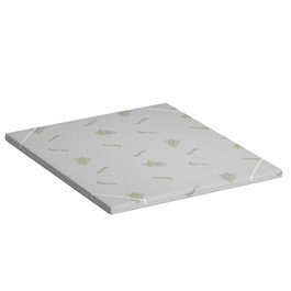 Hanah Home Colchón 130x190 - Espuma 100% sin muelles, Altura 6 cm, Color Blanco