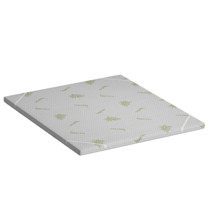 Hanah Home Colchón 130x190 - Espuma 100% sin muelles, Altura 6 cm, Color Blanco Hanah Home Colchón 130x190 - Espuma 100% sin muelles, Altura 6 cm, Color Blanco