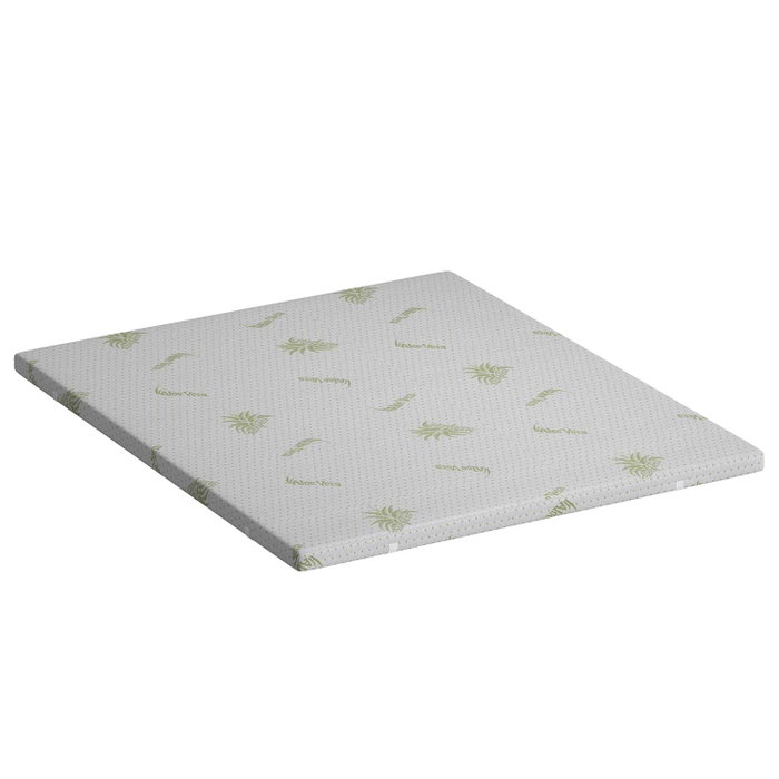 Hanah Home Colchón 130x190 - Espuma 100% sin muelles, Altura 6 cm, Color Blanco Hanah Home Colchón 130x190 - Espuma 100% sin muelles, Altura 6 cm, Color Blanco