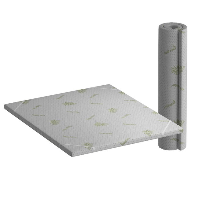 Hanah Home Colchón 130x190 - Espuma 100% sin muelles, Altura 6 cm, Color Blanco Hanah Home Colchón 130x190 - Espuma 100% sin muelles, Altura 6 cm, Color Blanco