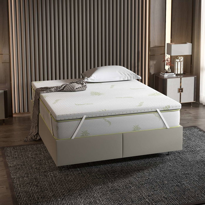 Hanah Home Colchón 130x190 - Espuma 100% sin muelles, Altura 6 cm, Color Blanco Hanah Home Colchón 130x190 - Espuma 100% sin muelles, Altura 6 cm, Color Blanco