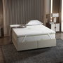 Hanah Home Colchón 130x190 - Espuma 100% sin muelles, Altura 6 cm, Color Blanco