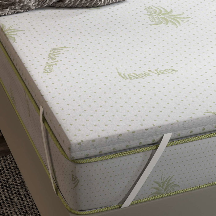 Hanah Home Colchón 130x190 - Espuma 100% sin muelles, Altura 6 cm, Color Blanco Hanah Home Colchón 130x190 - Espuma 100% sin muelles, Altura 6 cm, Color Blanco