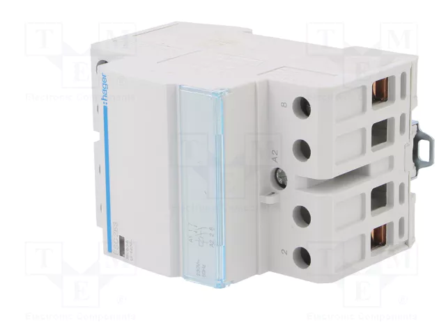 HAGER Contactor ESC 2-polar 63A 230VAC NA